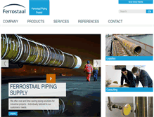 Tablet Screenshot of ferrostaal-piping.com